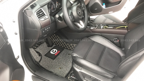 Thảm lót sàn ô tô 5D 6D Mazda 6 giá gốc tận xưởng, bảo hành trọn đời